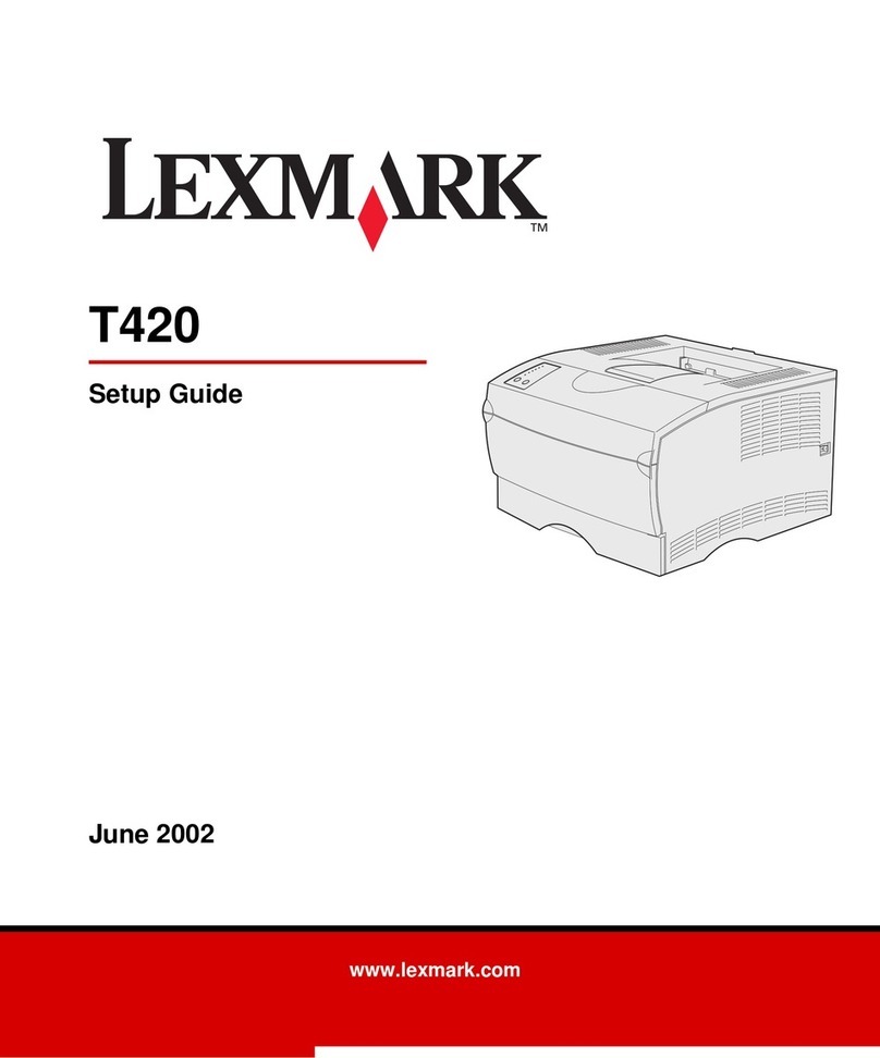 Lexmark T420 User manual