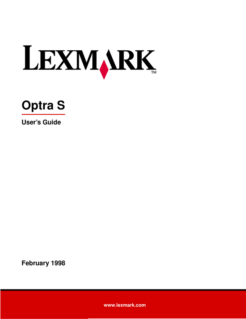 Lexmark Optra S 2455 User manual