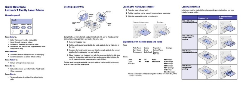 Lexmark T620 User manual