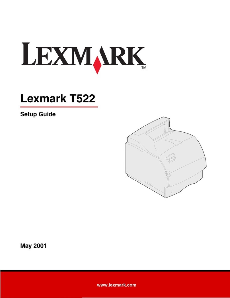 Lexmark Optra T522 User manual