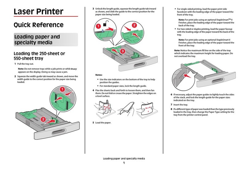 Lexmark T652dn User manual