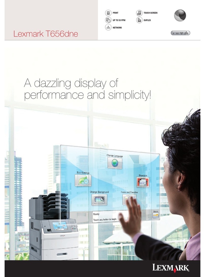 Lexmark T656DNE User manual