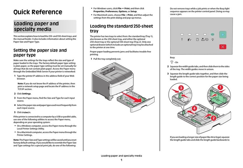 Lexmark 34S0309 - E 260dtn B/W Laser Printer User manual