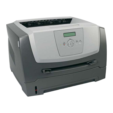 Lexmark 250d - E B/W Laser Printer instructions