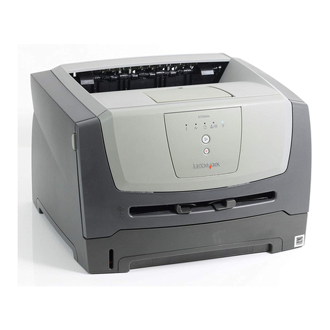 Lexmark 250d - E B/W Laser Printer User manual