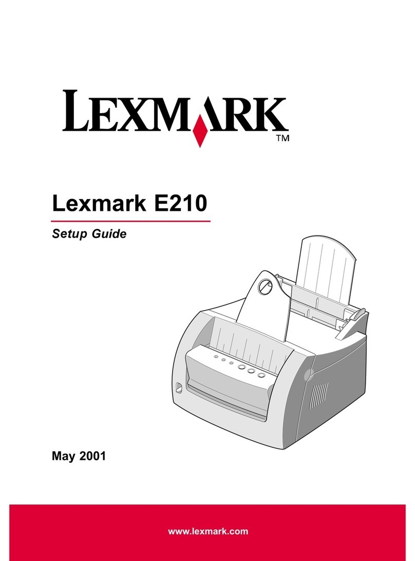 Lexmark E210 User manual