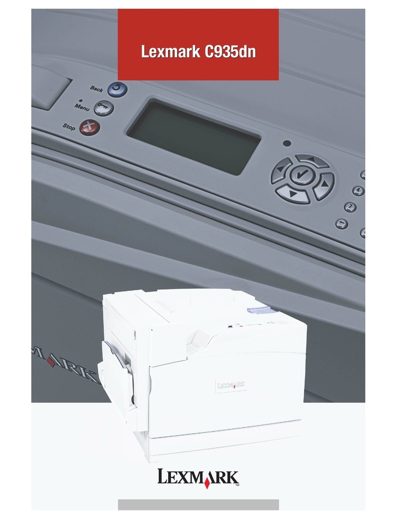 Lexmark C935dn User manual