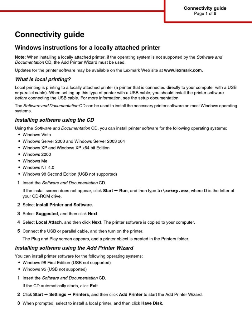 Lexmark C935 Series User manual