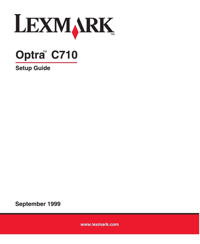 Lexmark Optra C710 User manual