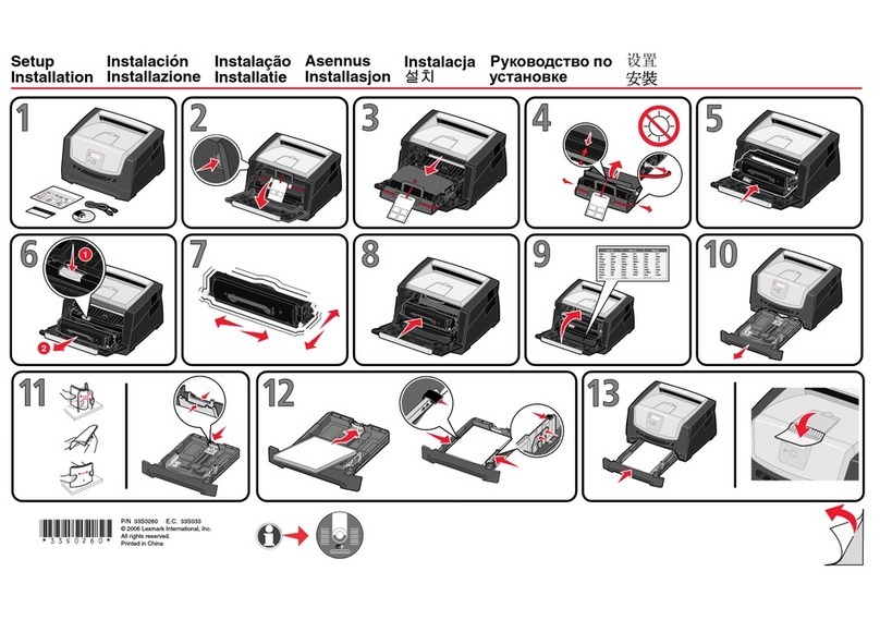 Lexmark E 450dn Operating and safety instructions