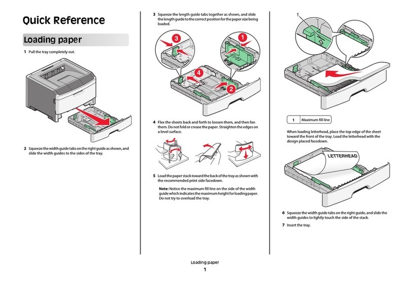 Lexmark E360D series User manual