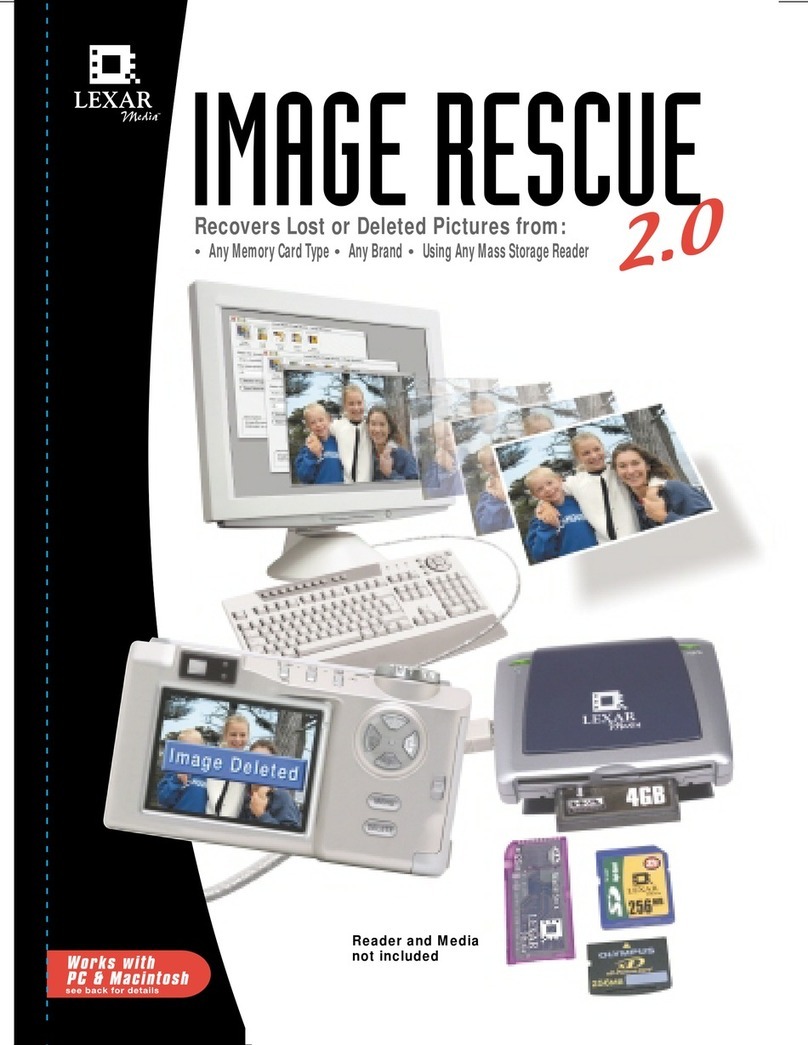 Lexar Image Rescue 2.0 User manual