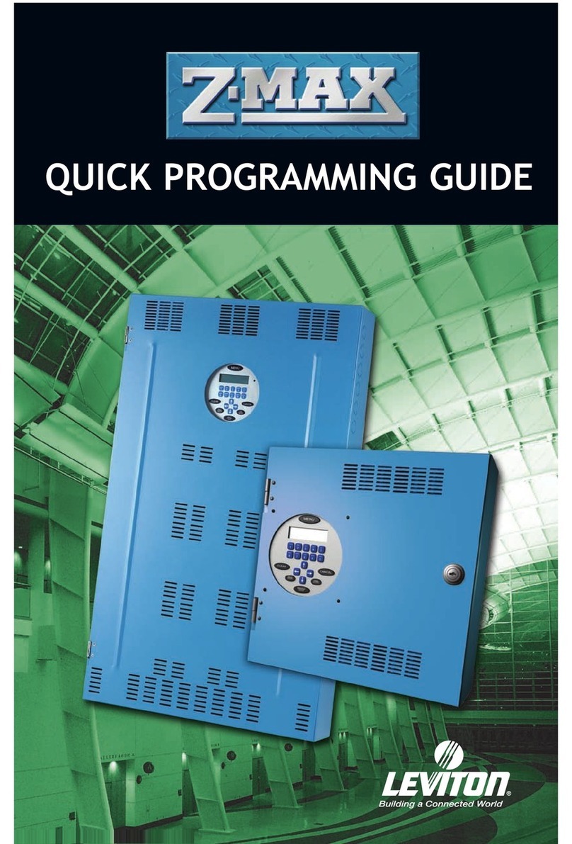 Leviton Z-MAX r24sd Quick programming guide Leviton Z-MAX r24sd Quick programming guide