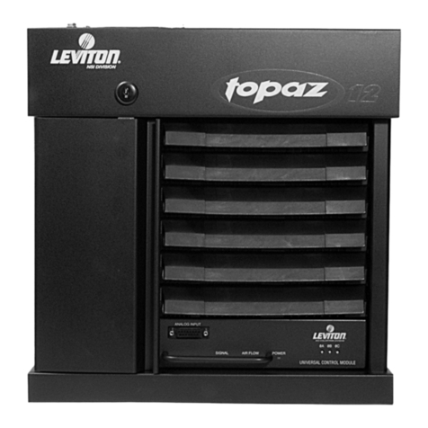 Leviton Topaz 12 Installation & maintenance guide Leviton Topaz 12 Installation & maintenance guide