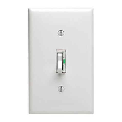 Leviton Toggle Touch TGI06-1L User manual