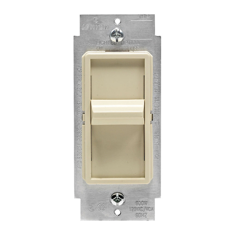 Leviton 6631-L User manual