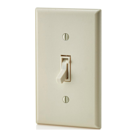 Leviton Toggle Touch TGM10-1L User manual