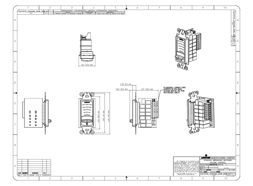 Leviton SGVSM-00W User instructions