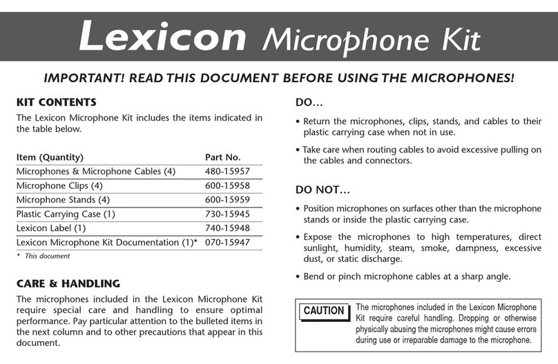 Lexicon MC-12 Balanced Manual