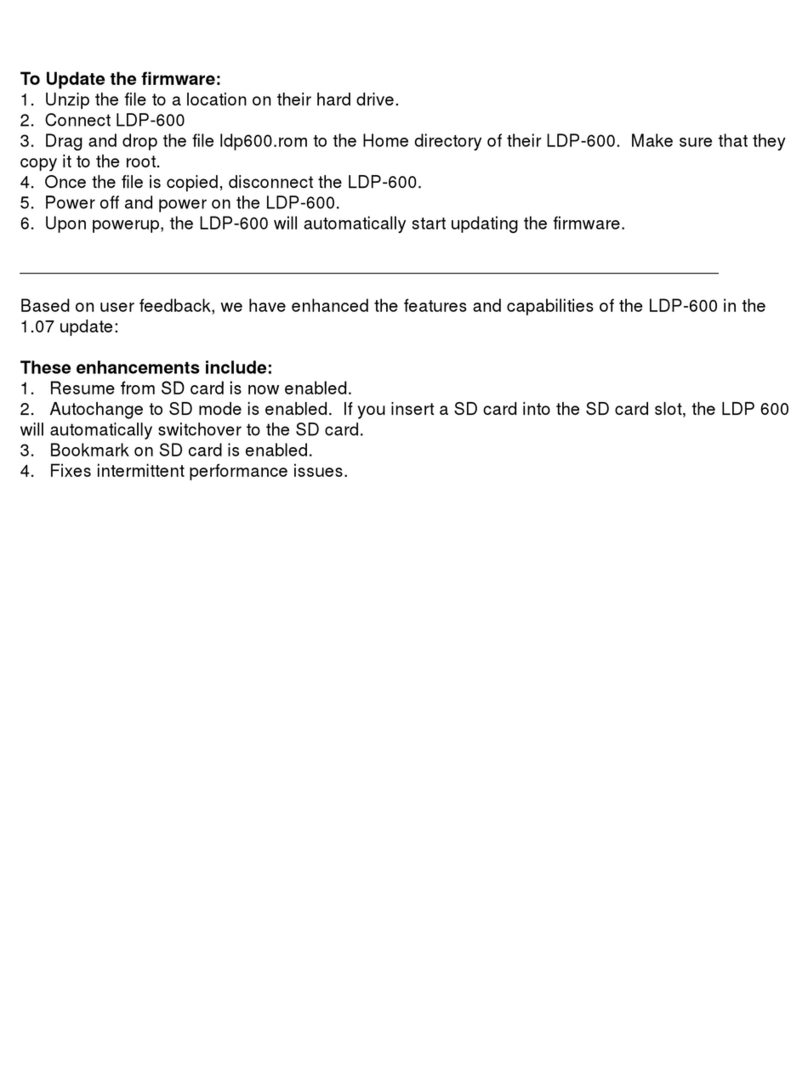 Lexar LDP-600 Firmware update