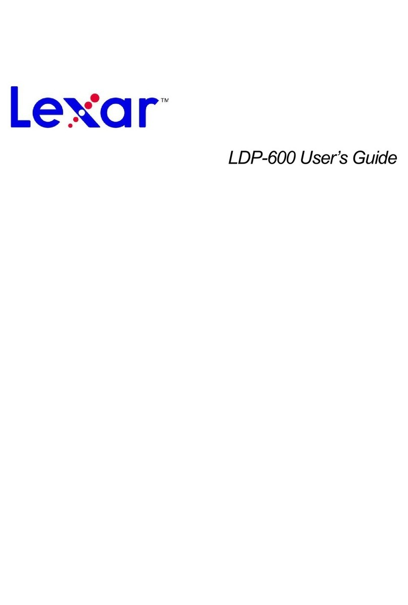 Lexar LDP-600 User manual