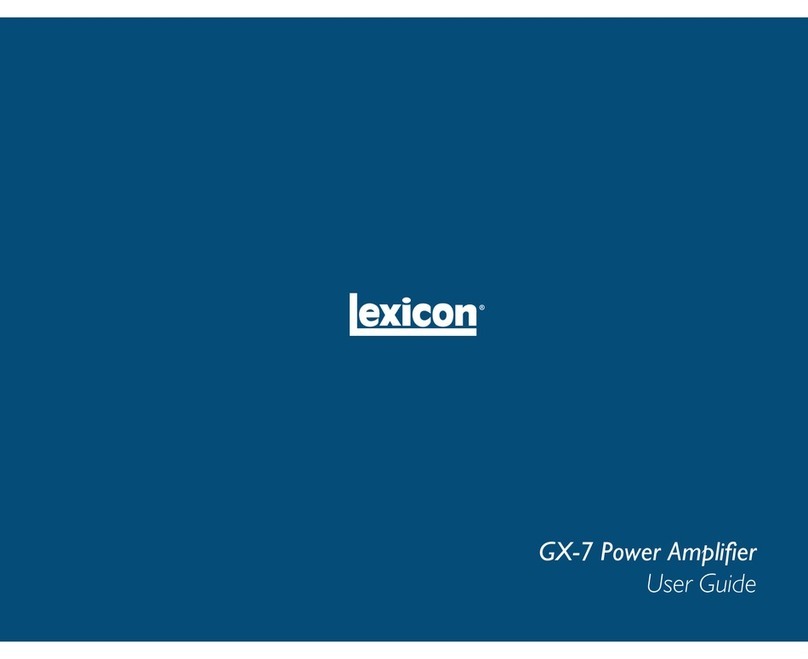 Lexicon GX-7 user guide