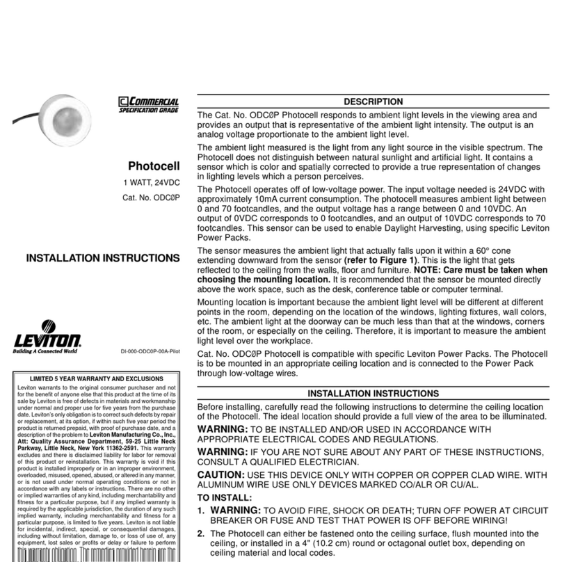 Leviton ODCOP installation instructions
