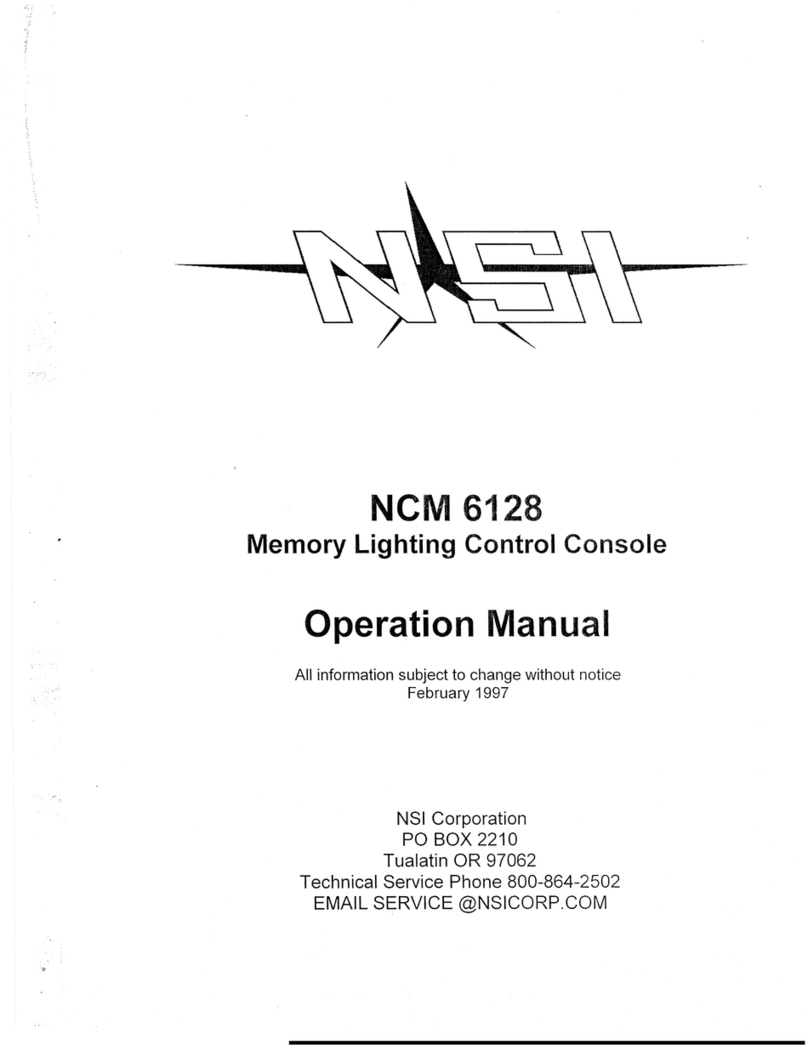 NSI NCM 6128 User manual