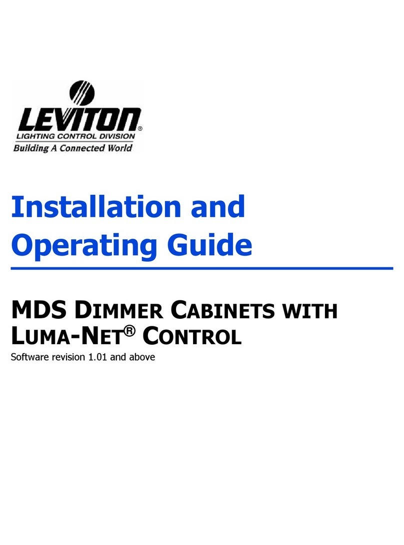 Leviton DMX-512 Installation and operating guide