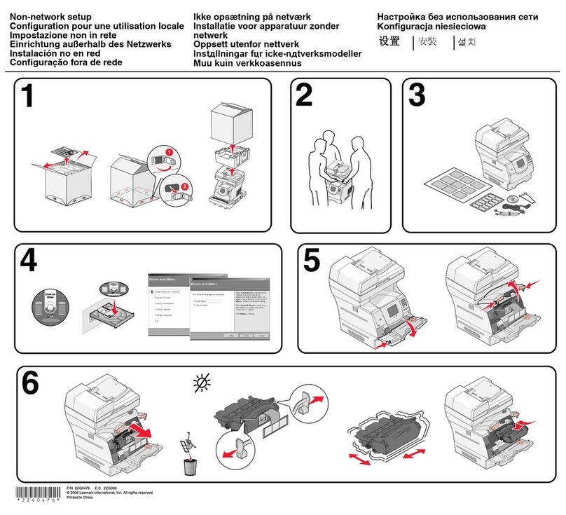 Lexmark X642E install guide