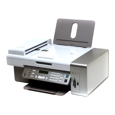 Lexmark X5470 User manual