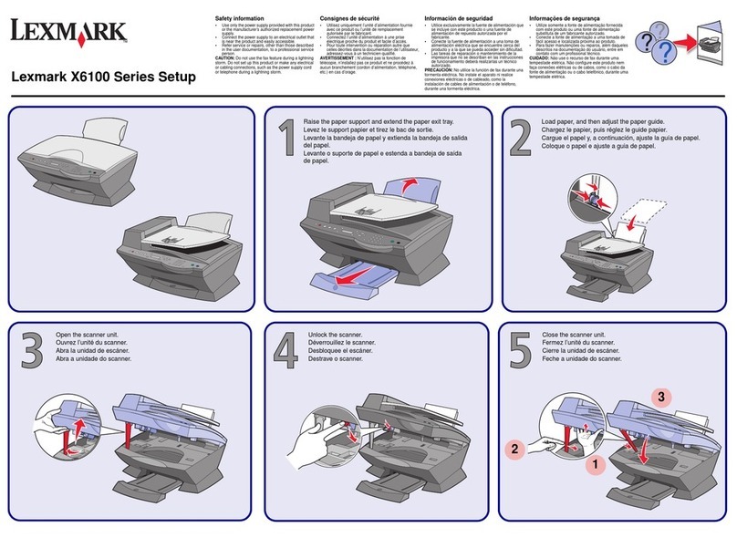 Lexmark X6100 install guide