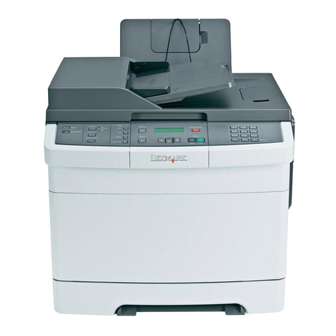 Lexmark X543DN User manual