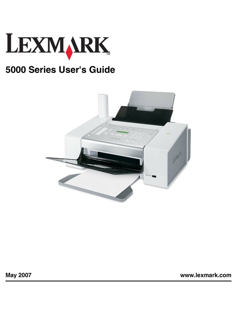 Lexmark X5070 user guide
