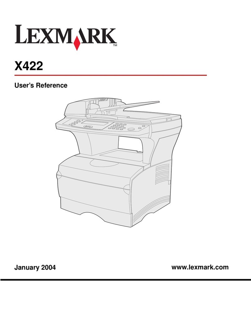 Lexmark X422 Product information sheet