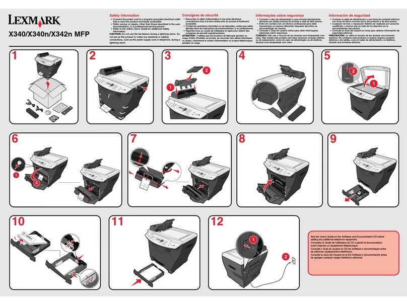 Lexmark X340 User manual