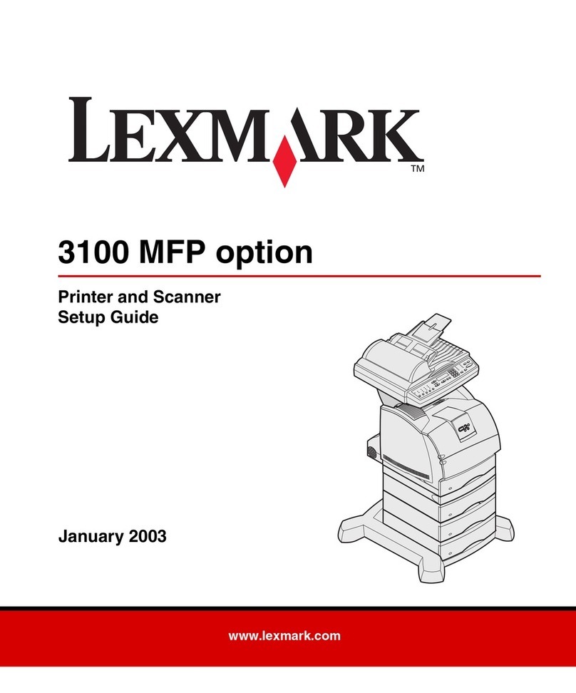 Lexmark 3100 Series Setup guide