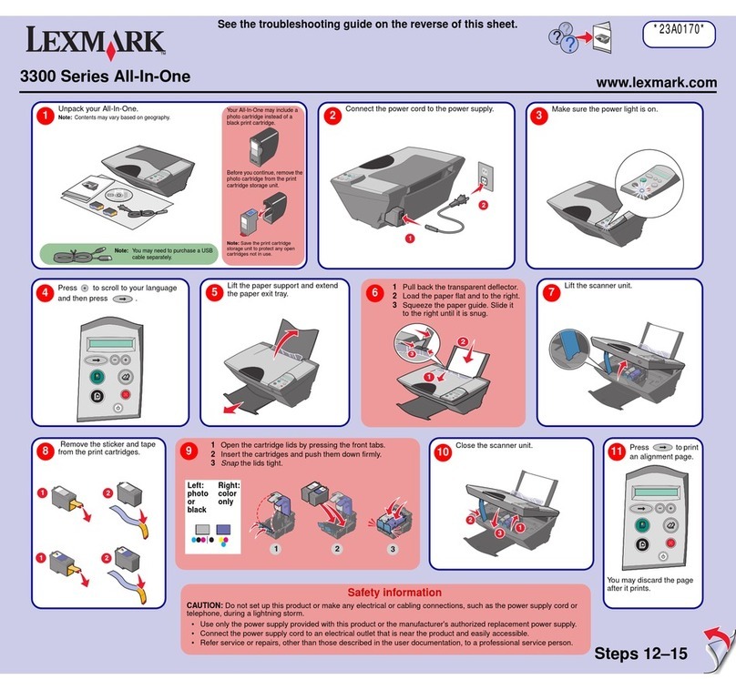 Lexmark 3300 Series install guide