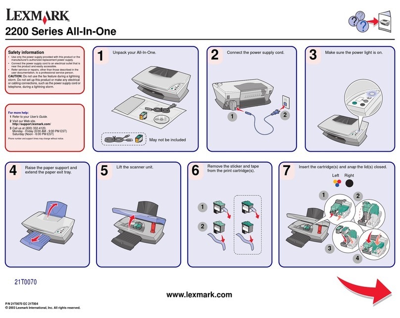 Lexmark 2200 Series installation guide