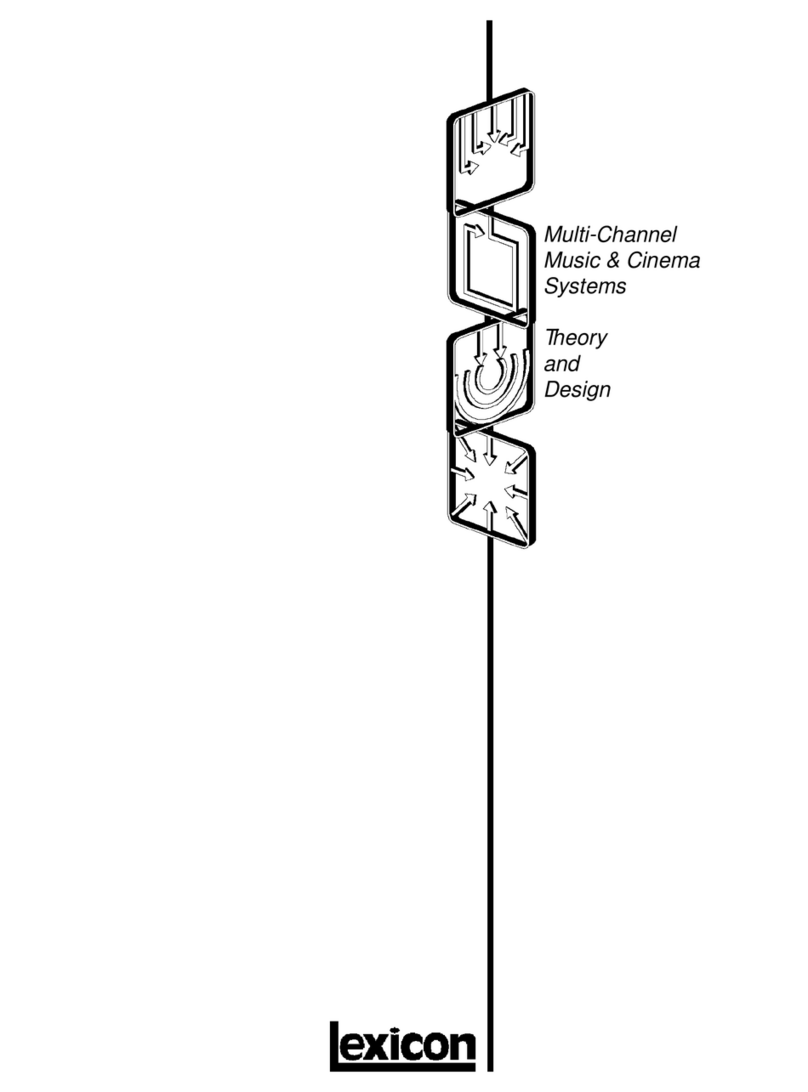 Lexicon CP-1 User manual