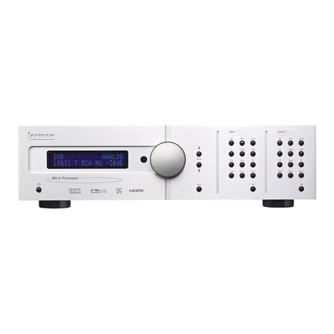 Lexicon MV-5 User manual