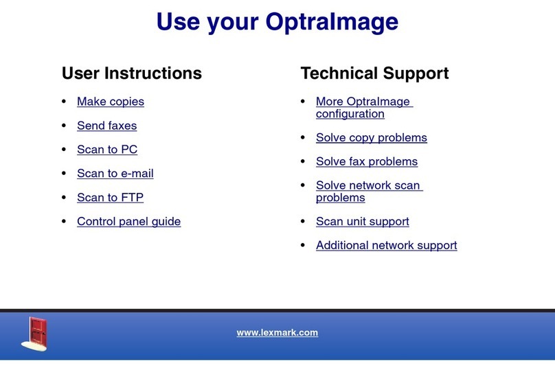 Lexmark OptraImage 232 User instructions