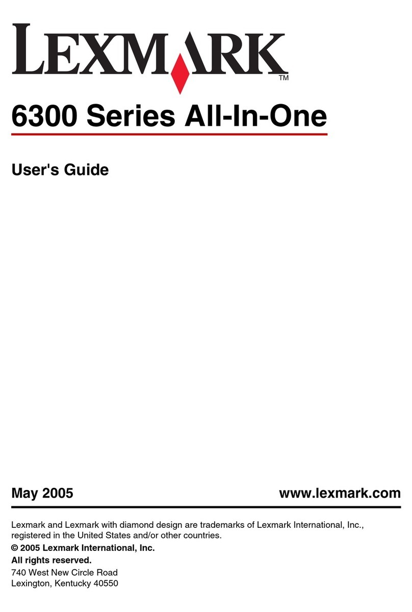 Lexmark 6300 Series user guide