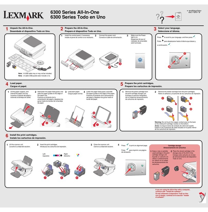 Lexmark 6300 Series User manual