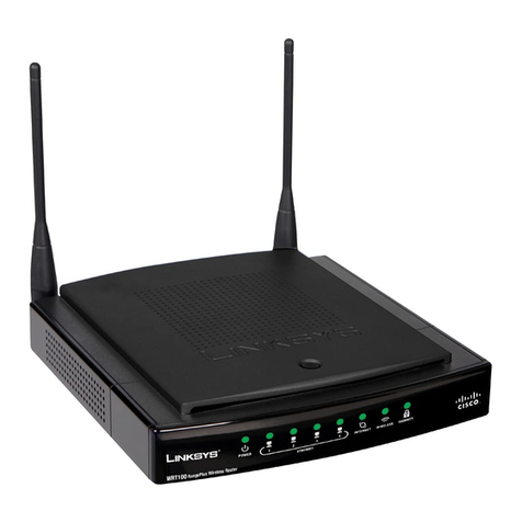Linksys WRT100 - RangePlus Wireless Router Operation manual