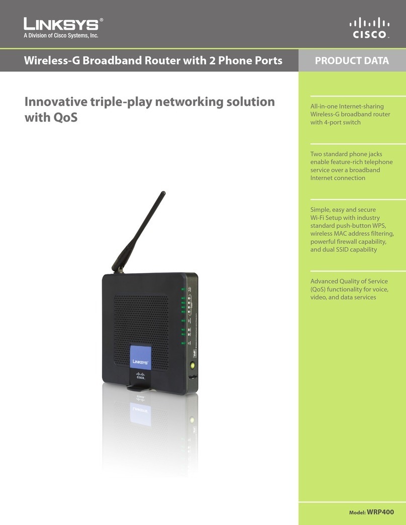 Linksys Small Business WRP400 Operation manual