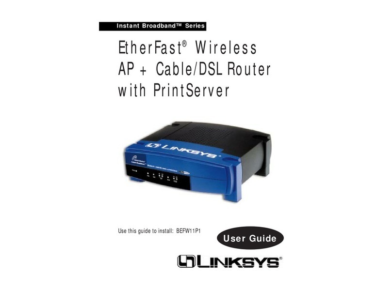 Linksys EtherFast BEFW11P1 User manual Linksys EtherFast BEFW11P1 User manual