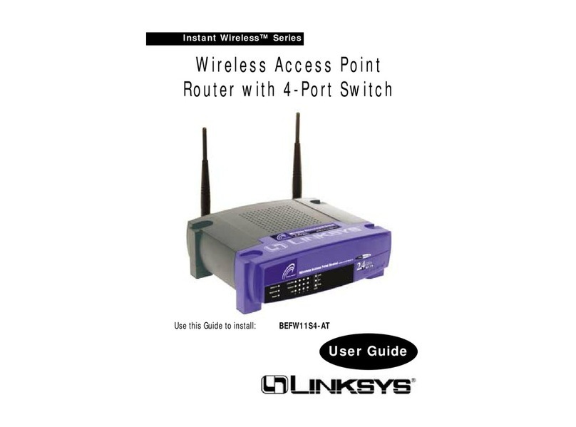 Linksys BEFW11S4-AT User manual