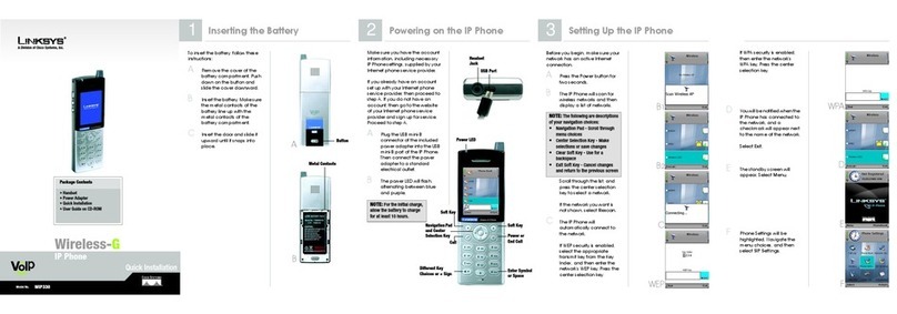 Linksys WIP330 - iPhone Wireless VoIP Phone Original operating instructions Linksys WIP330 - iPhone Wireless VoIP Phone Original operating instructions