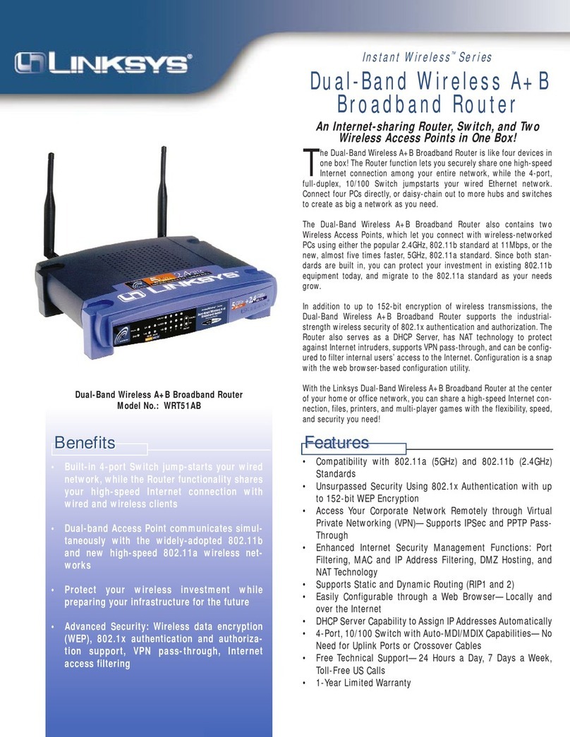 Linksys WRT51AB Specifications